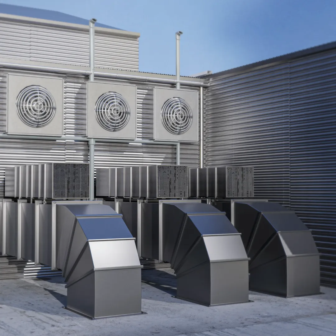 Commercial rooftop air conditioning and ventilation equipment