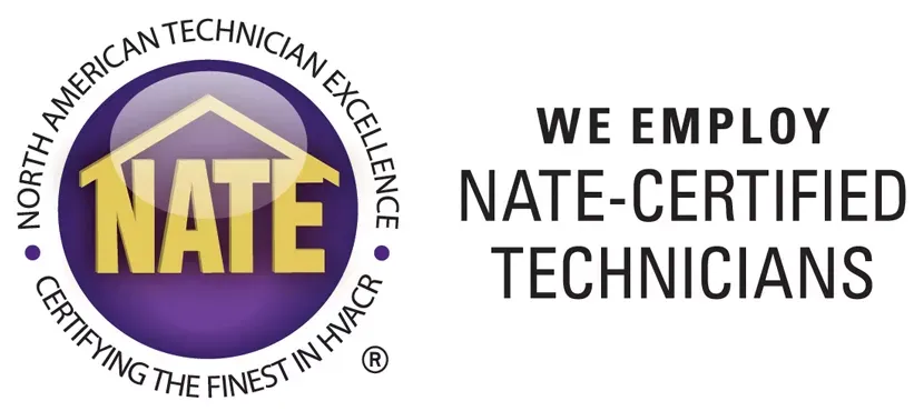 We employ NATE-certified technicians